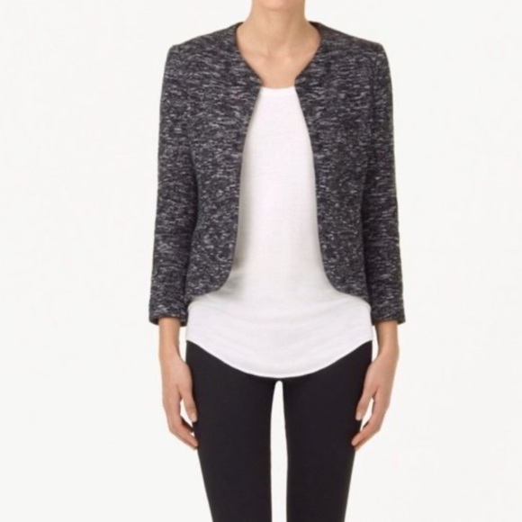 Aritzia Wilfred Grey and White Blazer Jacket - Picture 2 of 6